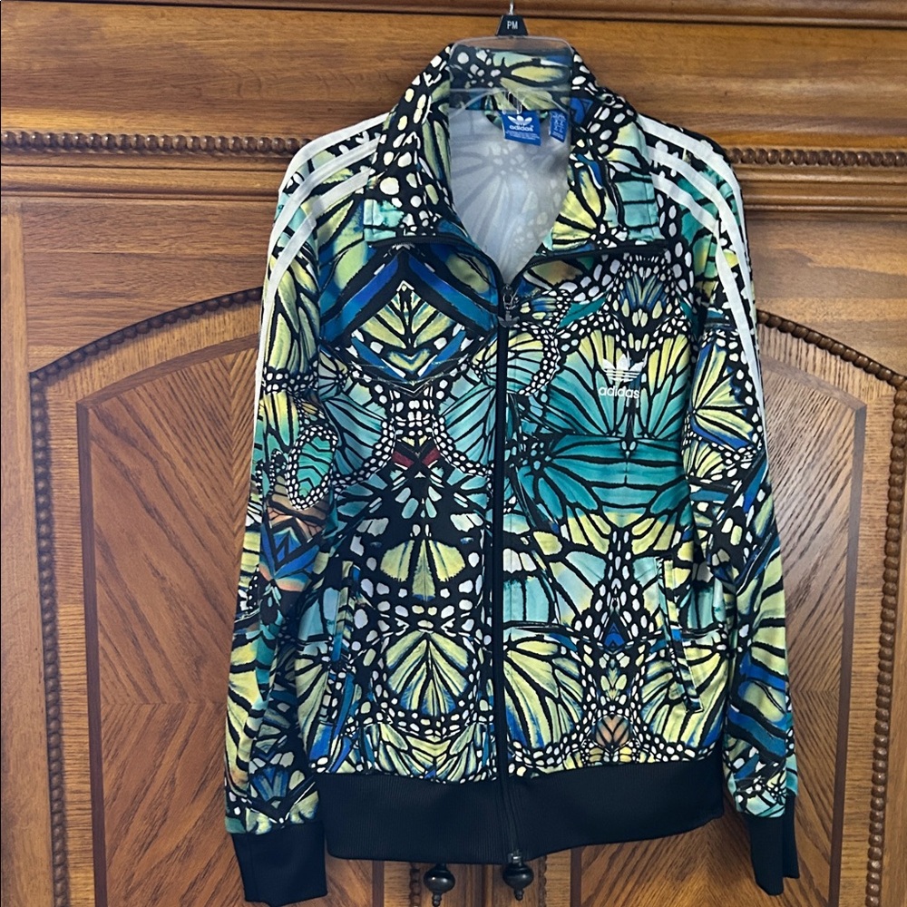 Adidas Women's Originals Firebird Butterfly Bomber Jacket size L